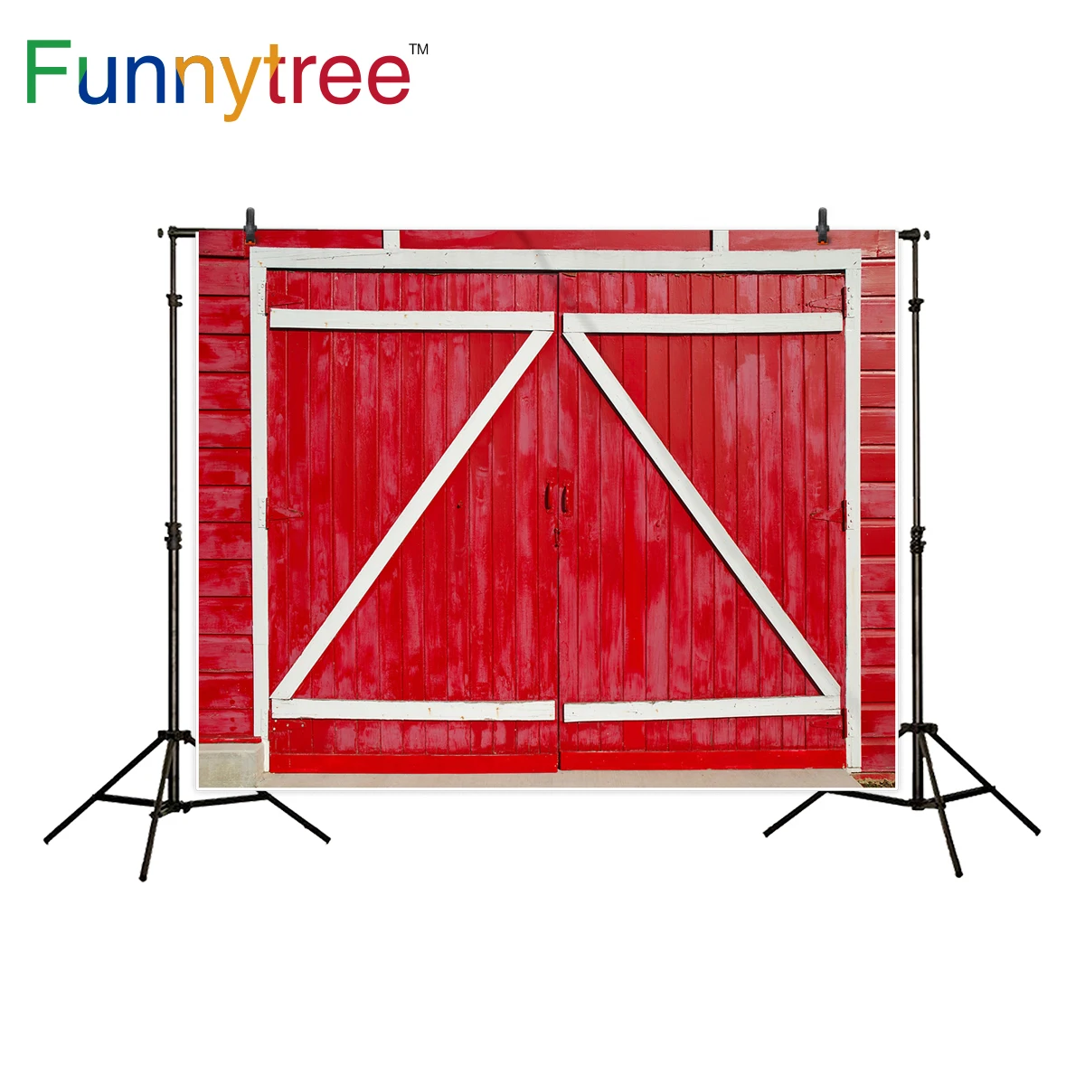 

Фон Funnytree для фотостудии деревянная красная дверь сарая снаружи фермы фон для фотосъемки Фотофон фото реквизит