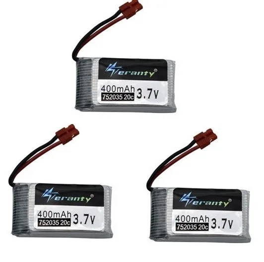 Литий-полимерный аккумулятор 3 7 в 400 мАч для SYMA X15 X5A-1 X15C X15W H31 X4 H107 KY101 E33C E33 U816A V252 H6C