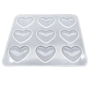 9 шт., DIY Инструменты для изготовления украшений из эпоксидной смолы, зеркальные формы для кристаллов, тортов, помадки, шоколада, силиконовая форма