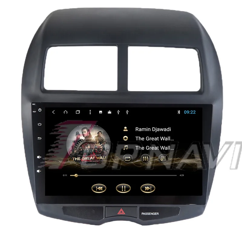 Автомобильный GPS плеер 2 din 10 1 дюйма Android 8 Радио для Mitsubishi ASX 2013 стерео