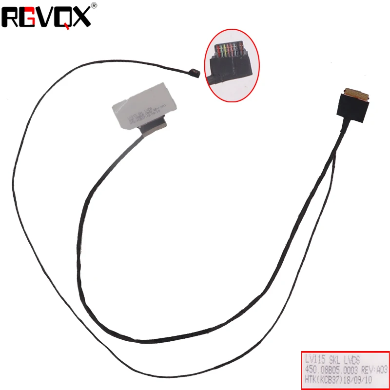 Новый кабель для ноутбука LENOVO V110 15 v110 15isk оригинальный PN: 450.08B05.0003 экран Кабельный
