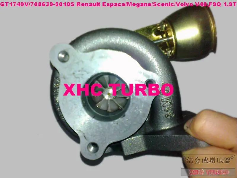 Новый турбокомпрессор GT1749V/708639 5010 для Renault Megane Scenic Volvo V40 Nissan Primera F9Q D4192T3 1.9L|turbocharger