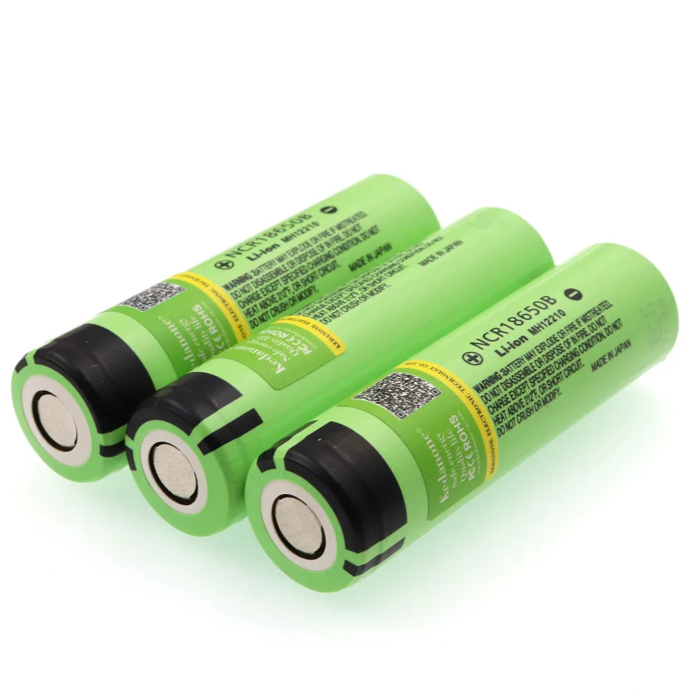 Бесплатная доставка! Kedanone 100% Оригинал 3 7 V NCR 18650B 3400mAh аккумуляторные батареи 18650