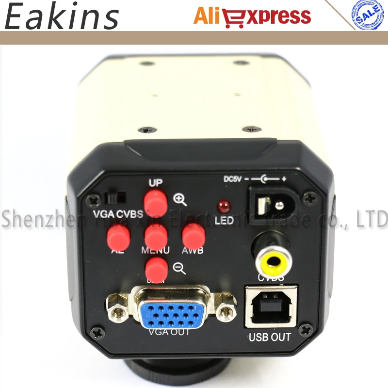 2 Мп HD VGA USB микроскоп камера для промышленной лаборатории AV TV выход + 180X/300X C-mount