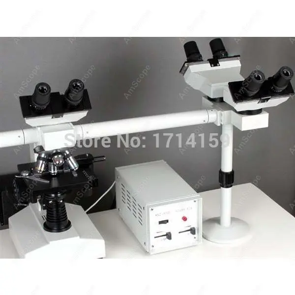 Учебный микроскоп-AmScope поставляет 5-наблюдательный микроскоп 40x-1600x | Инструменты
