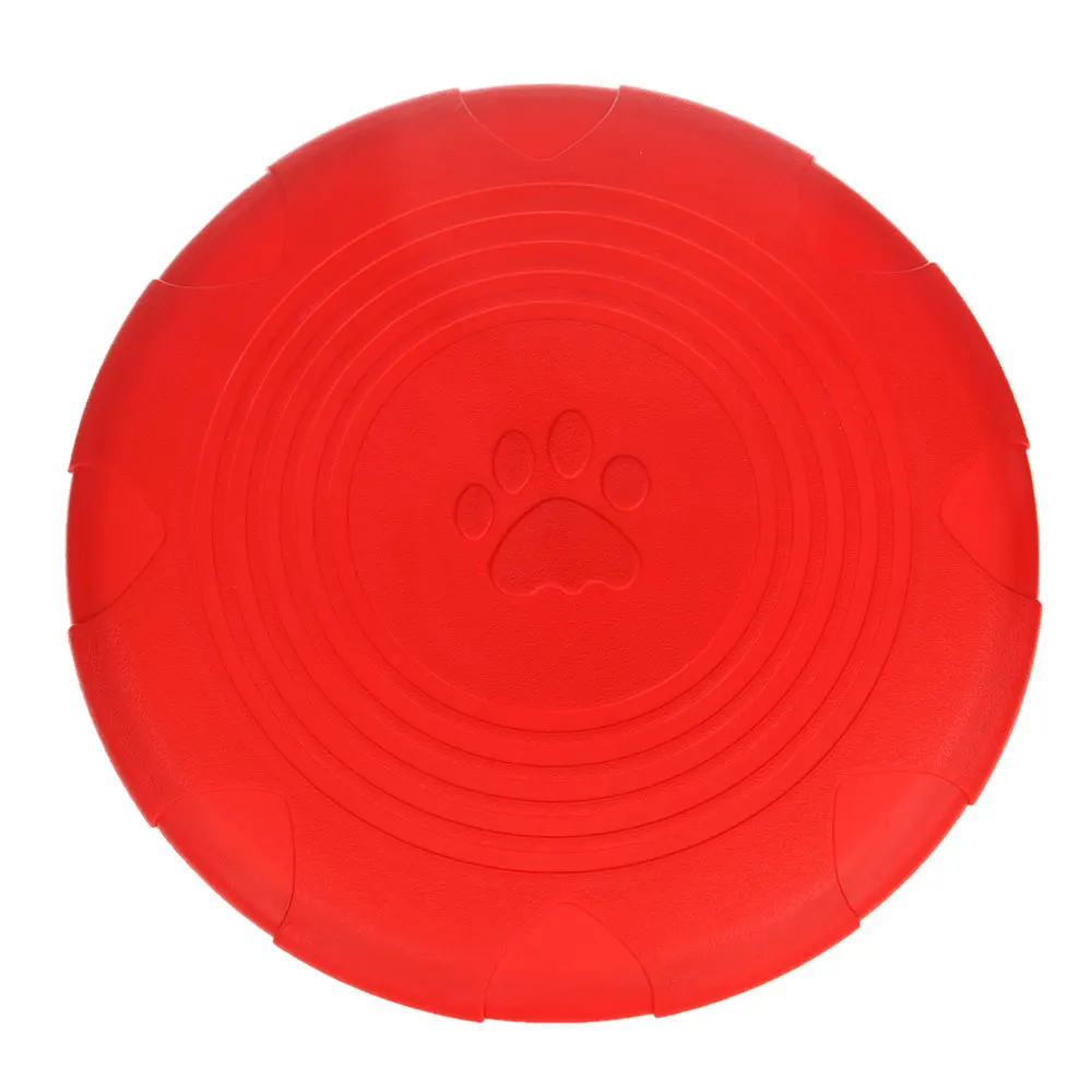 Hoopet Pet Dog Toy Bone print Flying Disc Training Tooth Resistant Chew | Дом и сад