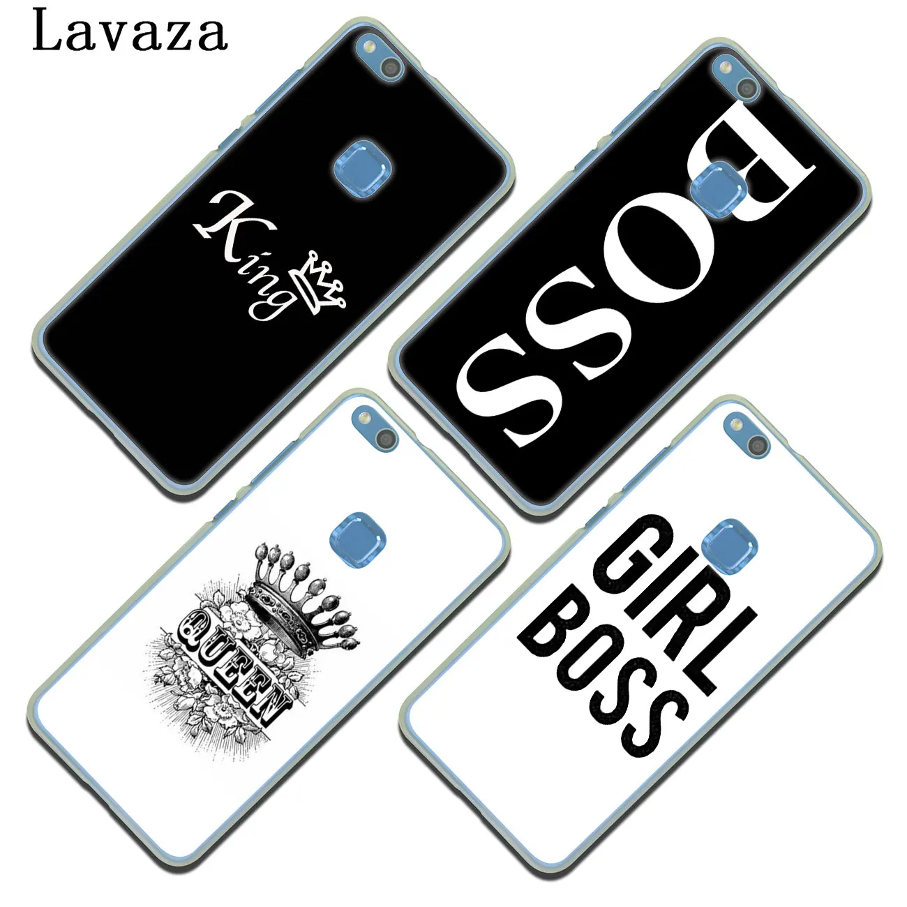 Жесткий чехол для телефона Lavaza boss King queen Huawei Y9 Y7 Prime 2019 2018 Honor 20 8A 8X 8 9 9X 10 Lite 7C 7X 6A 7A Pro |