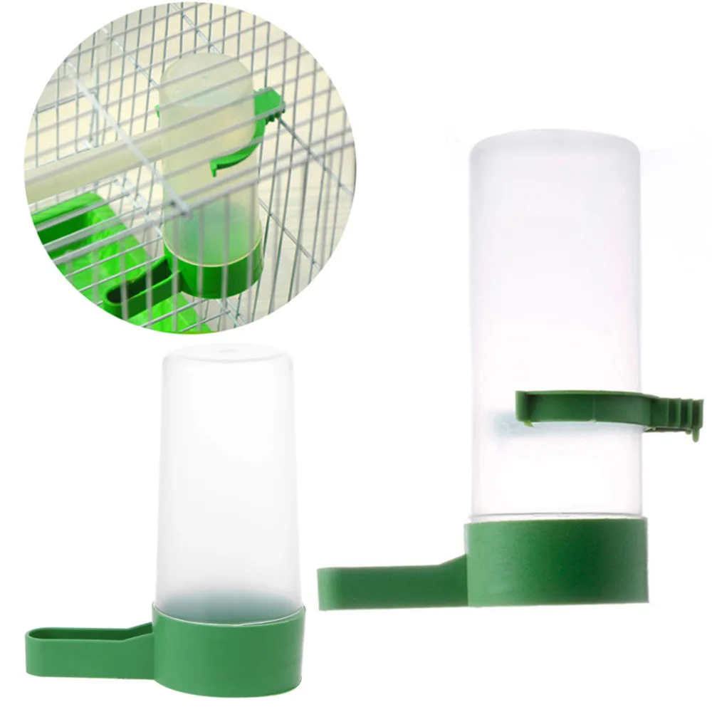 S/L поилка для птиц кормушка еды водонагреватель Budgie Aviary Finches Canary Anti Algae O11 Прямая