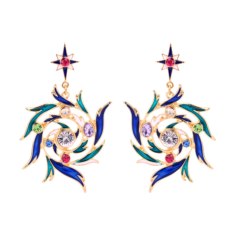 Новинка лета 2019 комплекты ювелирных изделий серьги с оливковой веткой