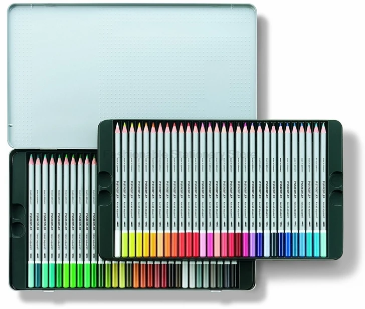 STAEDTLER 125 M48 48 цветные водорастворимые карандаши для упаковки жестяных коробок