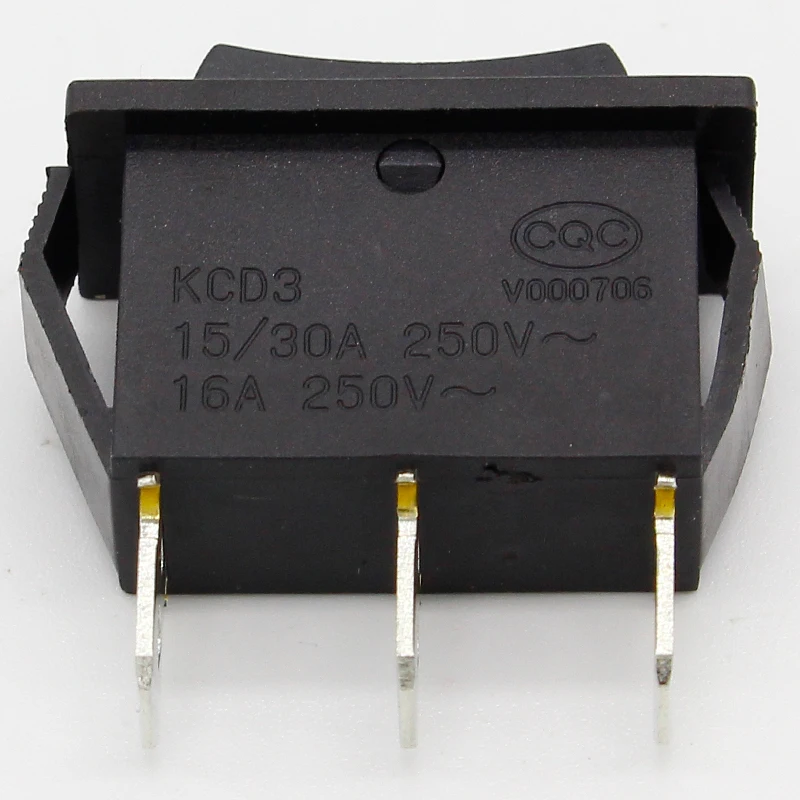 Акция! 5 шт. x 3 Pin SPDT переключатель рокер с позициями 10 А/250 В 15 А/125 переменного