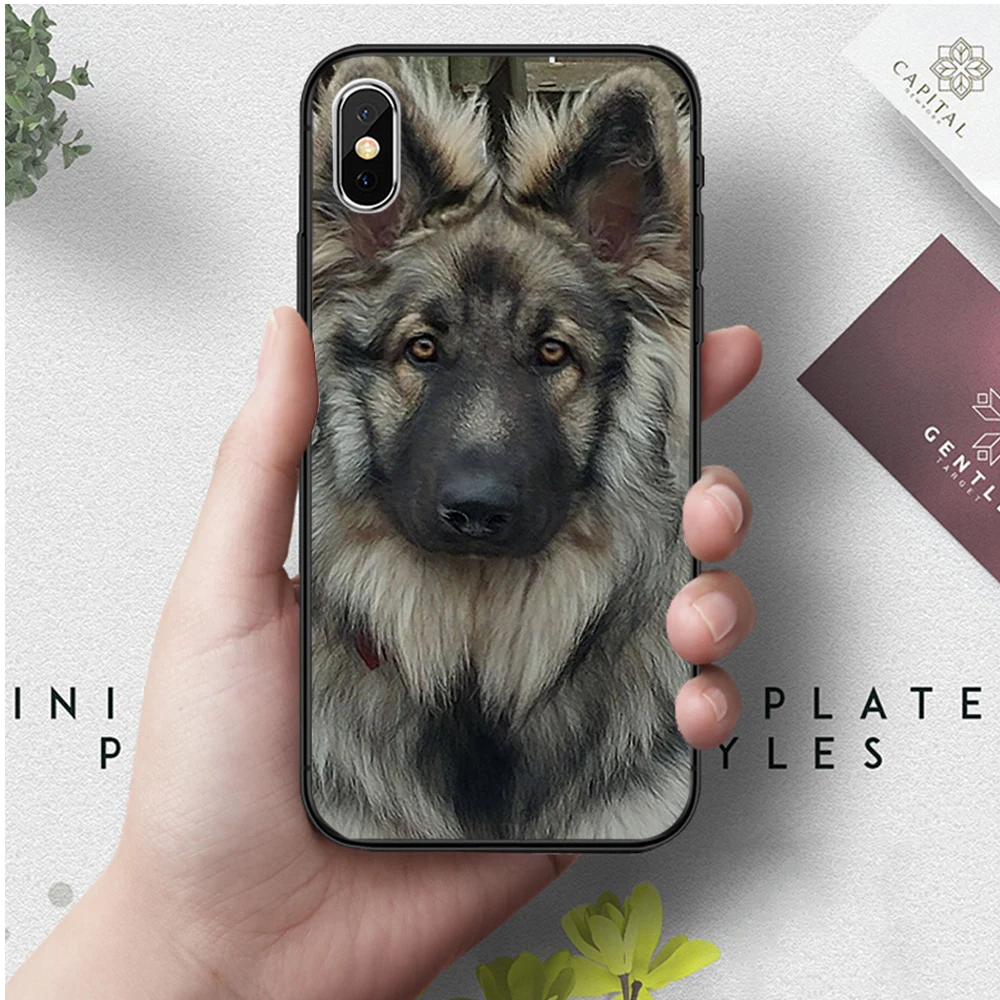 4 Высококачественный силиконовый чехол с немецкой овчаркой для iPhone 5 5S 6 6S Plus 7 8 11 Pro X XS Max XR - Цвет: 4