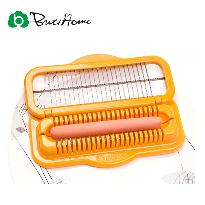 Большой размер горячий спиральный резак для хот-догов кухонный инструмент