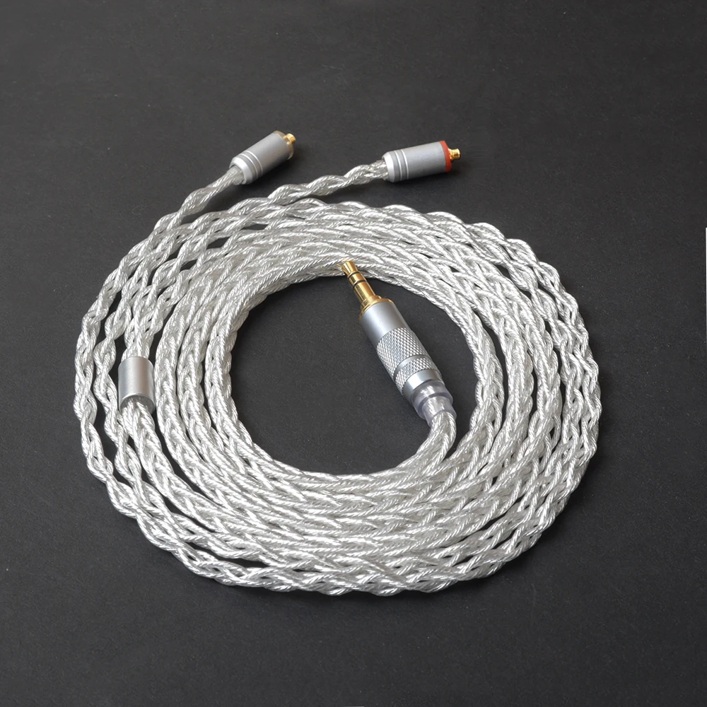 Okscc 576 Core обновленный Hifi музыкальный кабель для наушников MMCX шнур один Кристалл