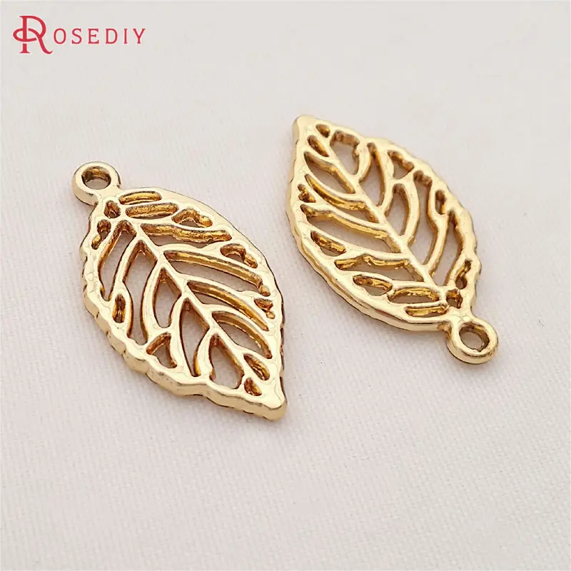Champagne gold Color 29692) 30 шт 27*14 мм цвет шампанского Золотой покрытый цинковый сплав Листья Подвеска "лист дерева" Подвески самодельные ювелирные изделия аксессуары - Окраска металла: Champagne gold Color