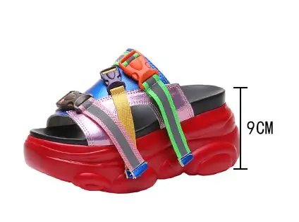 Новинка 2019 года Летние женские сандалии с пряжкой Модная женская обувь на