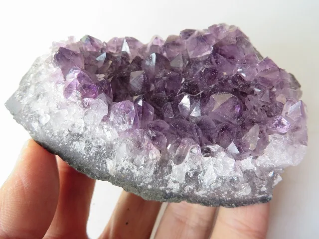 А. Уругвай Природный АМЕТИСТ Цветок Кристалл КВАРЦА GEODE КЛАСТЕР 194 г|cluster| |