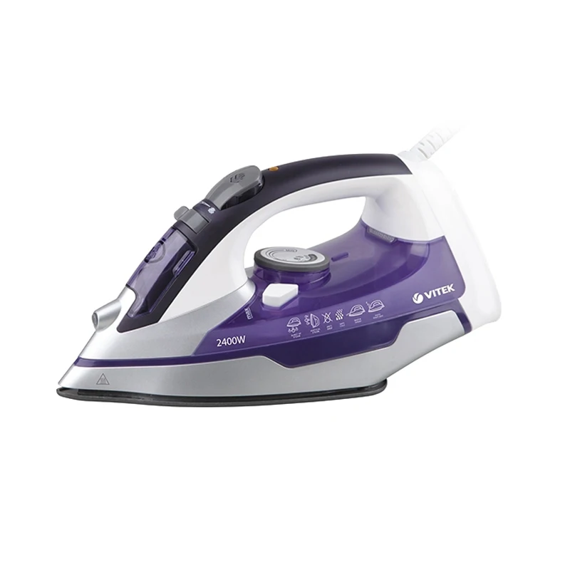 Утюг Vitek VT 1257 (Мощность 2400 Вт резервуар для воды 300 мл вертикальное отпаривание