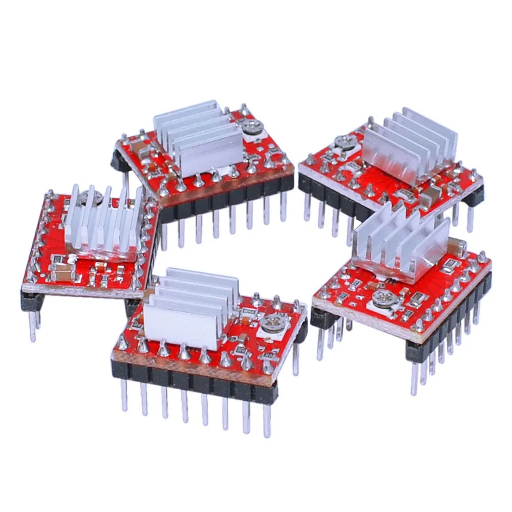 5 x A4988 StepStick шагового модуль драйвера + радиатор для Reprap Pololu 3D принтеры комплект