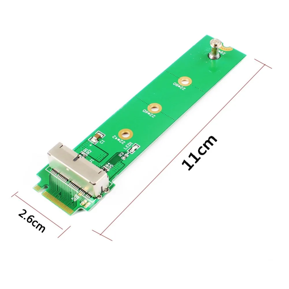 Карта адаптера M.2 NGFF X4 для 2013 2014 2015 apple MacBook Air A1465 A1466 SSD #262743|m.2 x4|ngff m.2ssd card |