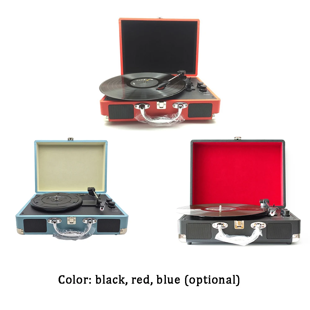 Ретро проигрыватель 33 об/мин старинный граммофон поворотный диск виниловые