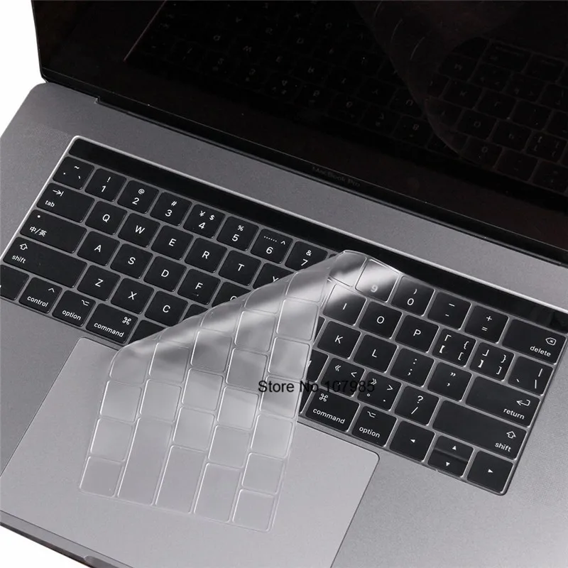 ТПУ защитный чехол для клавиатуры Apple macbook Air Pro с retina 11 12 13 15 17 Сенсорная панель 13,3 15,4