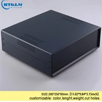 BDA40009(W250)-A2 Железный корпус электрического разъема diy чехол для инструмента для корпуса проекта Железный контроллер провод Соединительная коробка 280*250*80 мм - Цвет: BDA40009(W250)-A2