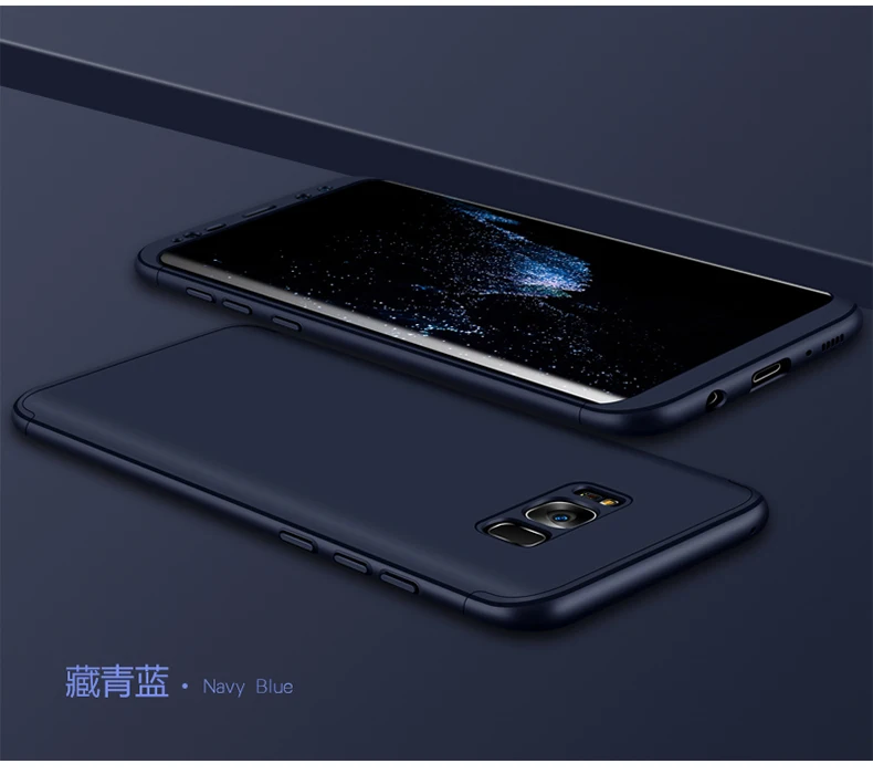 Чехол GKK S8, жесткий двойной Dip 360, полная защита, жесткий матовый чехол для samsung Galaxy S7 Edge, чехол S7edge S8 Plus, чехол
