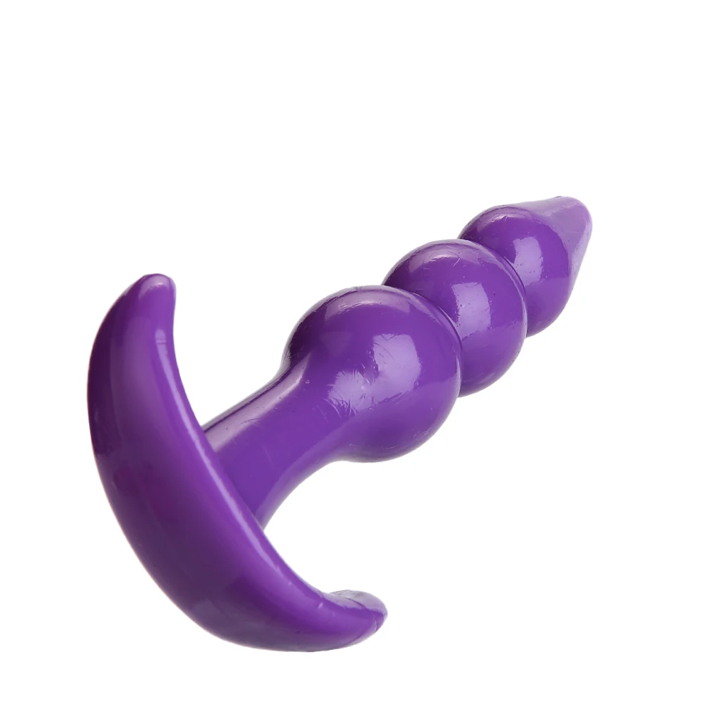 1 шт. Анальная пробка желейные игрушки настоящая кожа ощущение взрослые