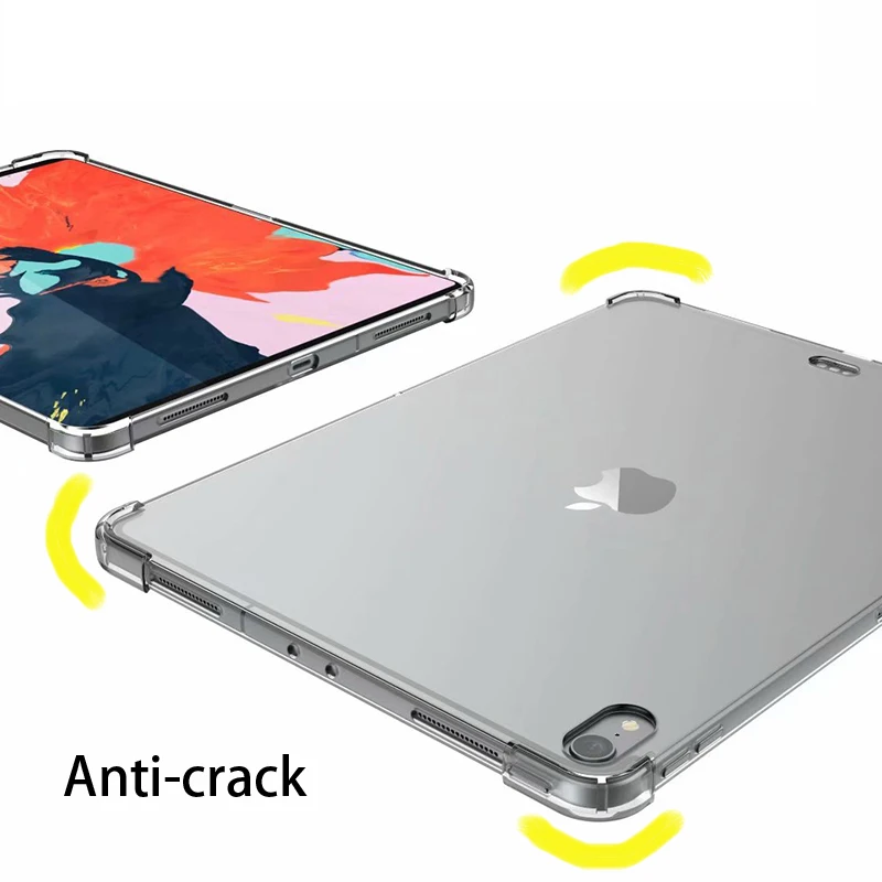 Чехол из ТПУ для нового ipad pro 12 9 &quot2018 дюймов прозрачный противоударный чехол