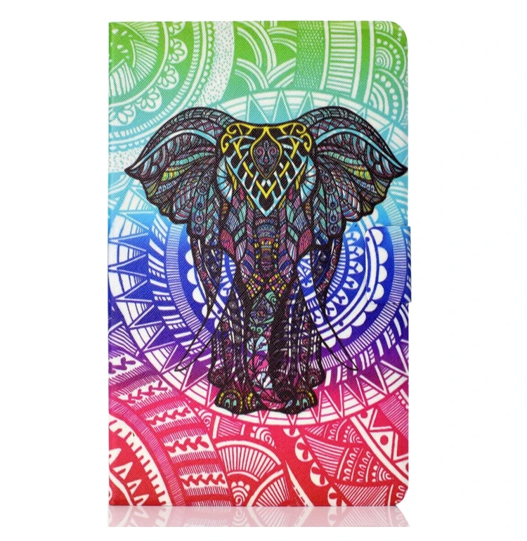 Чехол для планшета Coque samsung Galaxy Tab A A6 T580 чехол Единорог кожаный чехол с откидной крышкой для Etui samsung Tab A A6 T585 чехол