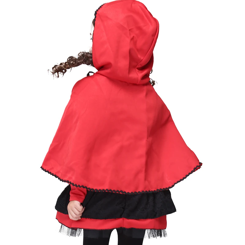 Новинка 2017 года красный костюм с капюшоном для верховой езды Детские костюмы на