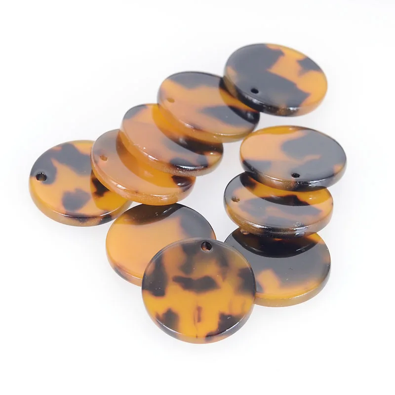 

Miasol 20 шт 18 одна сторона мм отверстие DIY серьги маятник украшения уксусная кислота свежий порошок круглый кулон для Diy ювелирных изделий