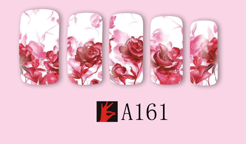 12 упак./лот переводка NAIL ART наклейки на ногти татуировки слайдера полное покрытие