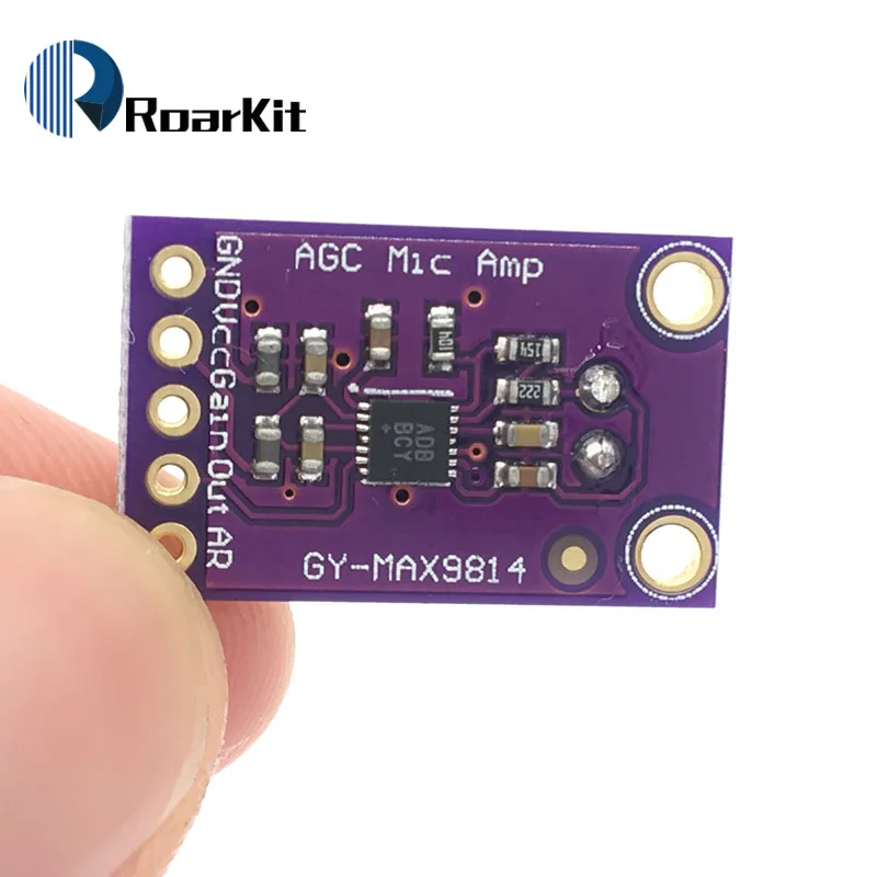 MAX9814 микрофонный усилитель с АРУ плата модуль автоматического управления