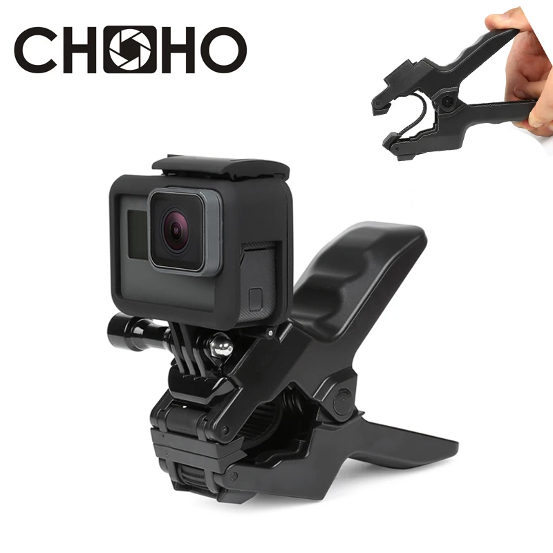 

Portable Jaws Flex Clamp Clip Mount For Go Pro Hero 11 10 9 Session SJCAM SJ4000 SJ5000 F68 Xiaomi Yi 4K Gopro Accessories