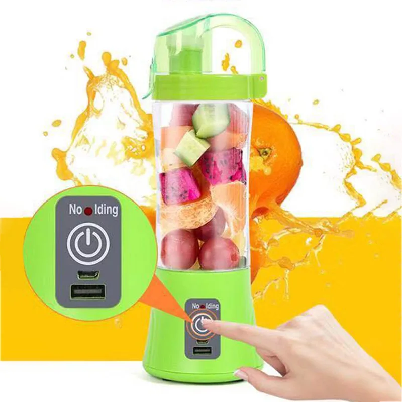 Портативный блендер соковыжималка 380 мл с USB зарядкой|Соковыжималки| |