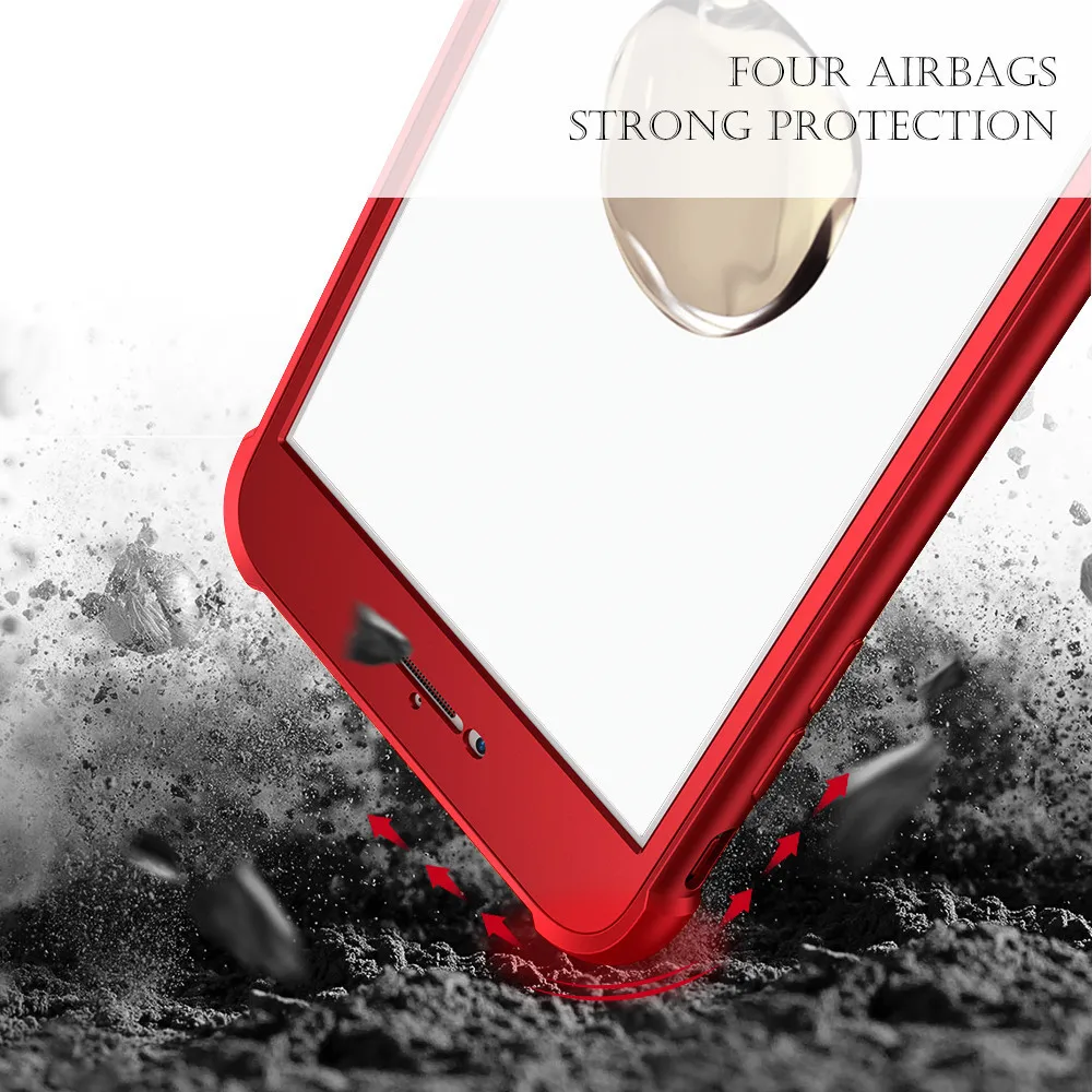 FLOVEME Phone Case For iPhone 6 6S 7 8 Plus Back Cover Business Matte Anti-knock Ultra-thin Shell Cases Capa |
