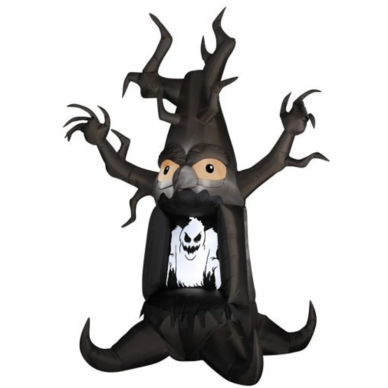 Airblown калейдоскоп гигантский Spooky Дерево Хэллоуин Надувные скелеты призраки на