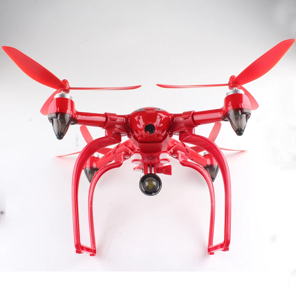 MJX B2C B2W шасси и 4 шт. пропеллеры базовые детали UAV + красная гарнитура фонарик