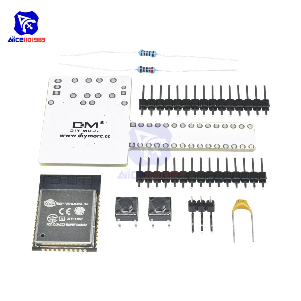 Diymore ESP 32 WROOM Rev1 Wi Fi Беспроводной Bluetooth модуль макетная плата для Arduino DIY