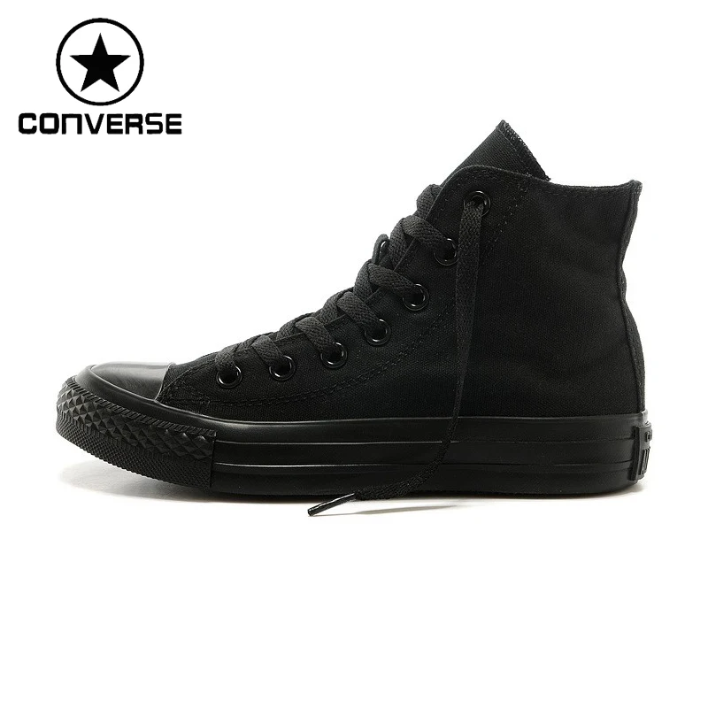 Новинка Оригинальные Классические парусиновые туфли Converse с высоким берцем обувь