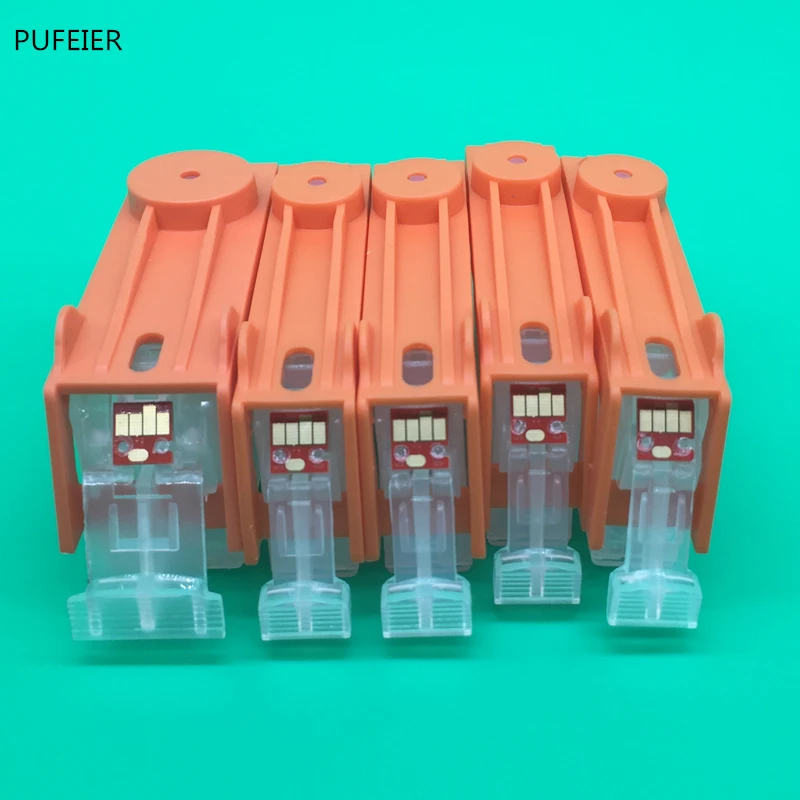 5 шт PGI-520 CLI-521 PGI520 CLI521 Пустой многоразового картридж с чип для Canon IP3600 IP4600 MP540 MP620 MP630 MX860 MX870