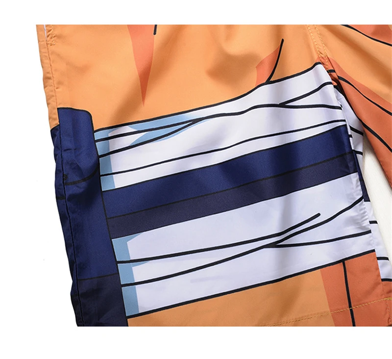 Dragon Ball NARUTO Quick Dry Swimming Shorts For Men Anime Swimwear Man Summer Bathing Beach Wear Surf Boxer Brie Swim Trunks