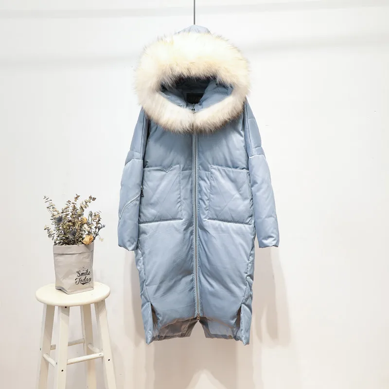 Верхняя одежда для беременных куртки с меховым воротником и капюшоном длинное