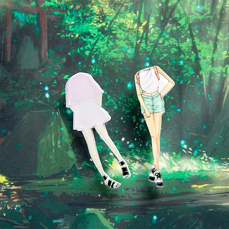 Значок-брошь в стиле «забавный черно-белый любовник» из акрила для одежды и рюкзака.