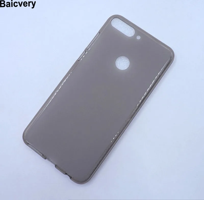 Мягкий гелевый силиконовый чехол-накладка для Huawei Honor 7C 4G LTE матовый чехол
