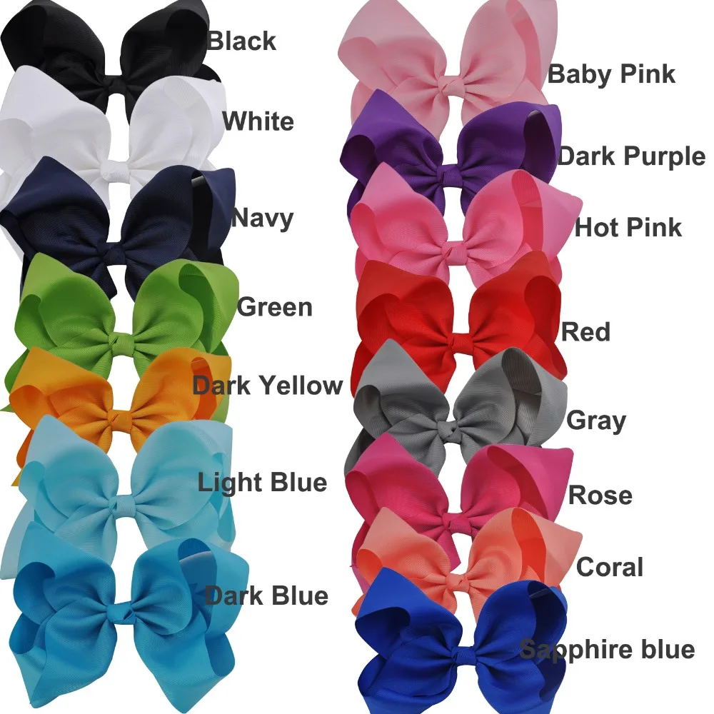 15 шт. 8 дюймовые большие банты для волос|girls hair accessories|hair accessorieslarge bows |