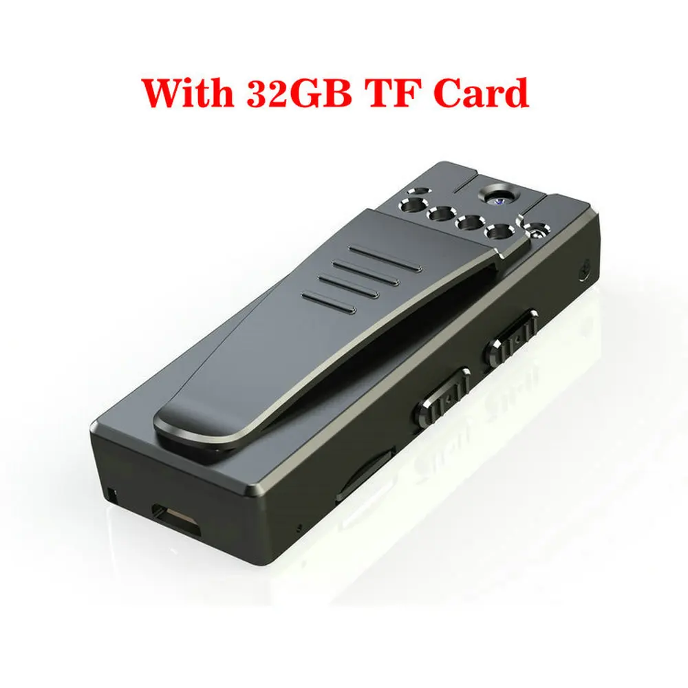 With 32GB TF Card A7 Vandlion Магнитная мини ручка камера HD микро видео камера Аудио Диктофон H.264 тело Запись Спорт DVR видеокамера - Цвет: With 32GB TF Card