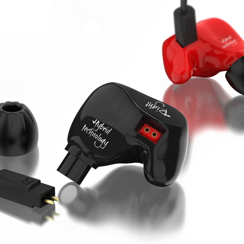 Наушники-вкладыши KZ ZS4 1DD + 1BA гибридная технология | Электроника